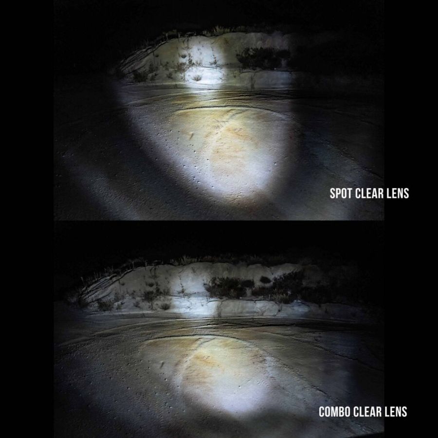 KC HILITES | FLEX ERA LED Light Bar - Clear Spot Beam Lens for Light Bars (4271)