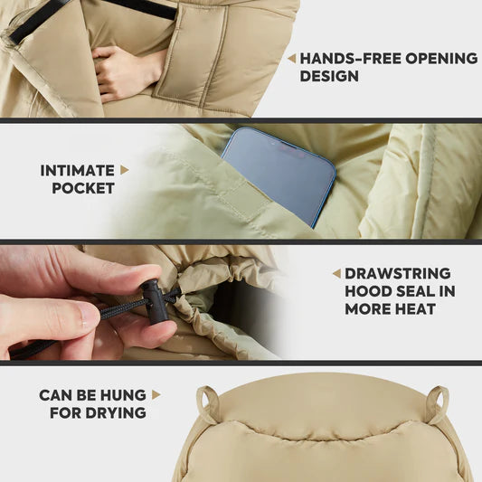 ICECO | All Season 4 People Camping Tent With 10°F Sleeping Bag