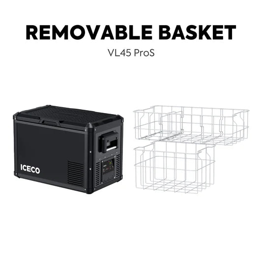 ICECO | 47.5QT VL45ProS Portable Single Zone Fridge With Magnetic Power Bank