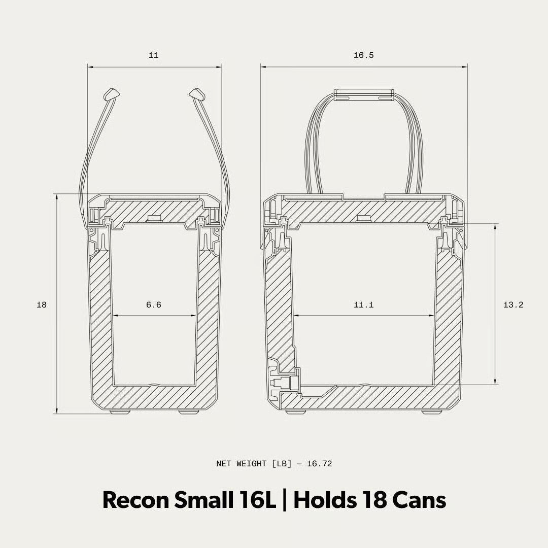 DOMETIC | Recon Hardside Cooler 16L (97000033078)