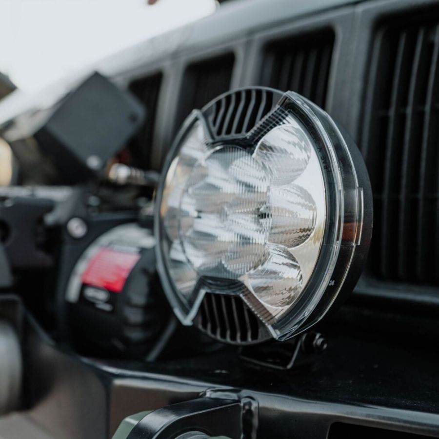 KC HILITES | SlimLite 6" Light Shield - SAE Driving Beam - Clear (5120)