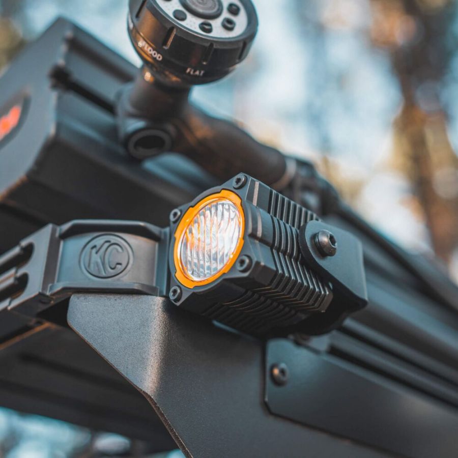 KC HILITES | FE1 Side Roof Rack Light Mounts (92505)