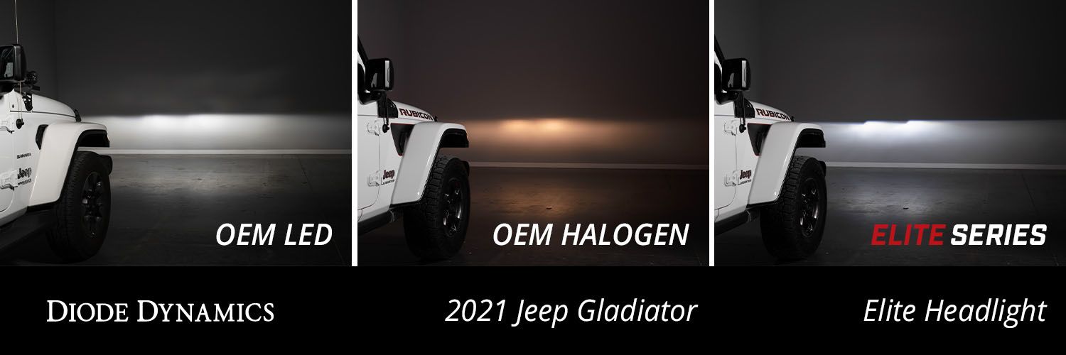 DIODE DYNAMICS | Jeep JL Wrangler 2018-2025 Elite LED Headlights