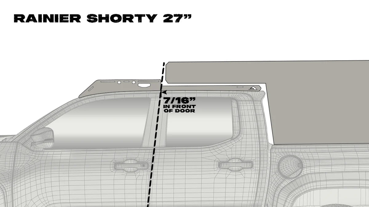 SHERPA EQUIPMENT | Tacoma 4th Gen 2024+ The Rainier Shorty Camper Rack
