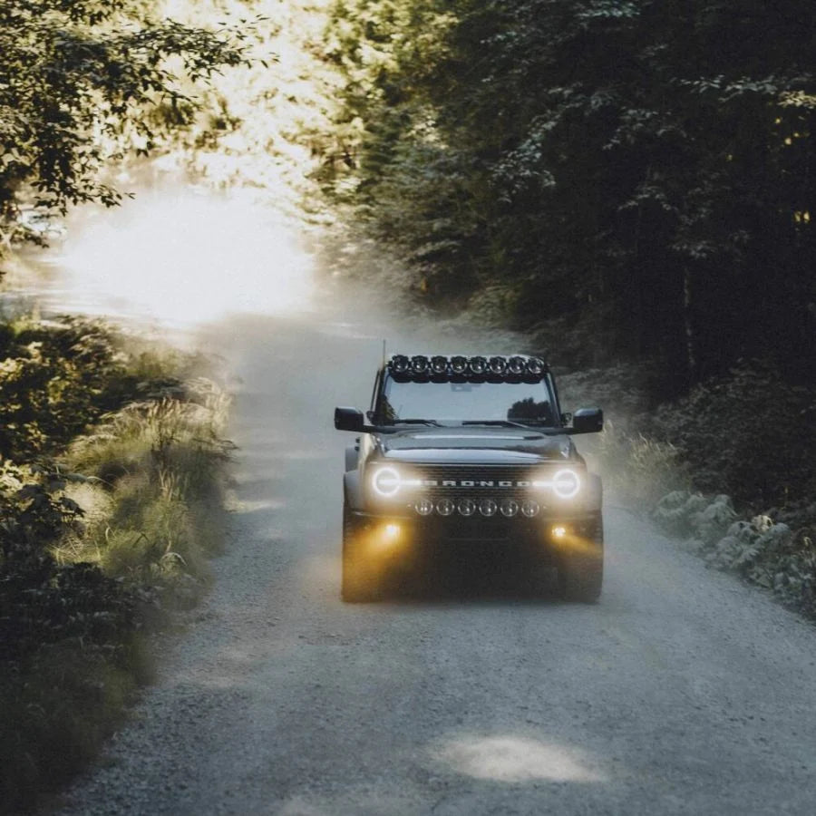 KC HILITES | FLEX ERA SAE Fog Pocket Kit - 2021-Current Ford Bronco (97168)