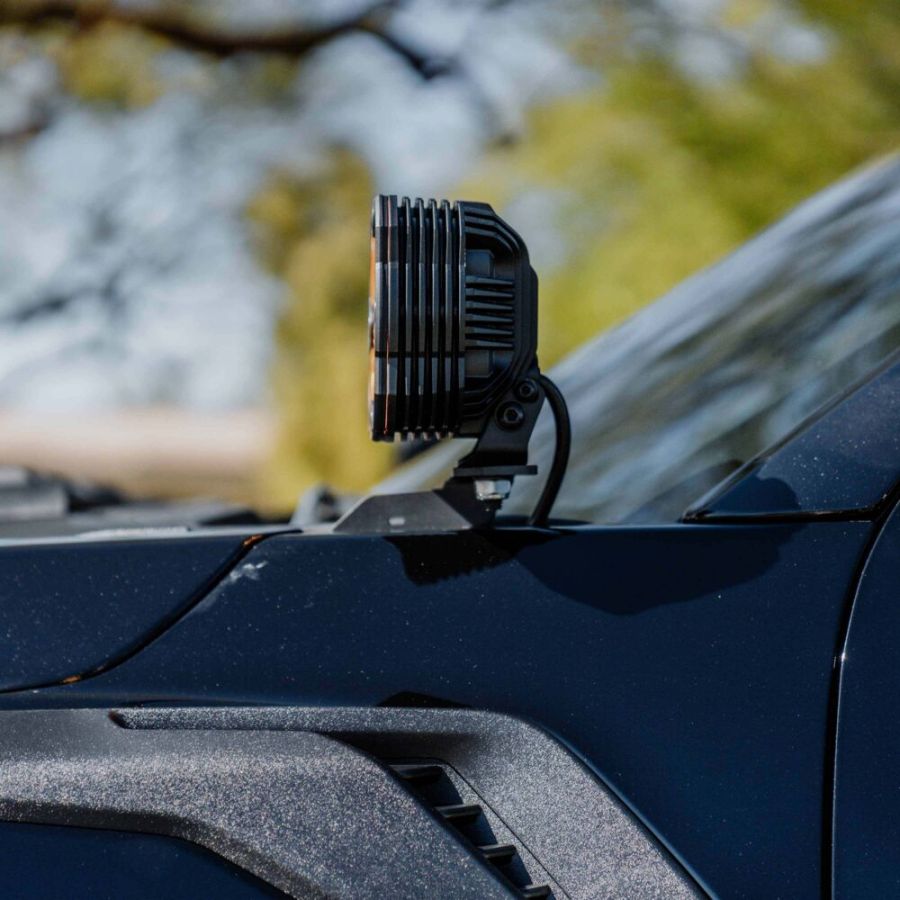 KC HILITES | Bracket Set - Pillar / Ditch - GEN3 2021+ Ford F-150/Raptor/Lightning (7337)