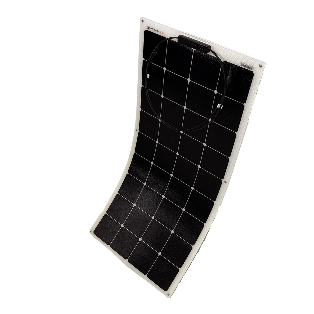 OVERLAND SOLAR | Overlander 130 Watt ETFE Semi-Flexible Solar Panel