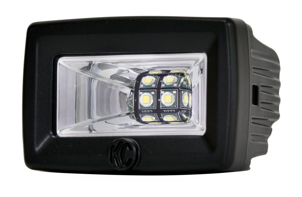 KC HILITES | 2" C-Series C2 LED  Single Light  20W Flood Beam (1328)