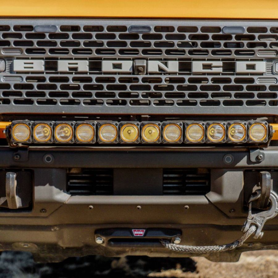 KC HILITES | Light Bar Mount for 30" FLEX ERA LED Light Bar - Front Bumper - GEN6 2021+ Ford Bronco (7352)