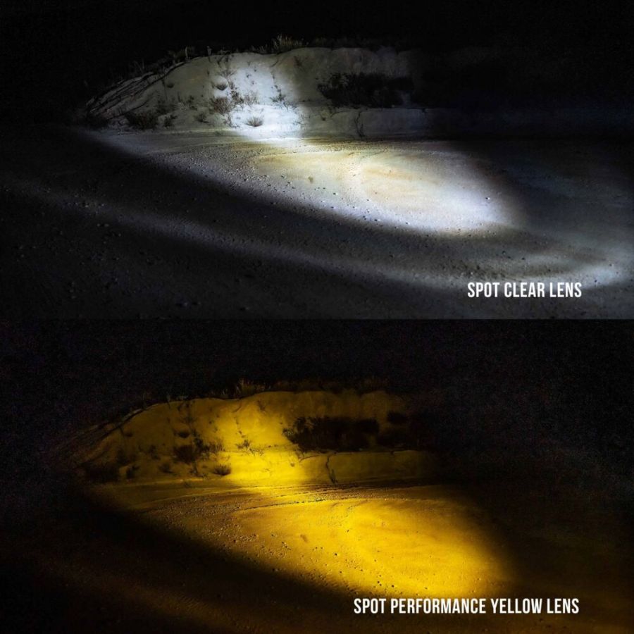 KC HILITES | FLEX ERA LED Light Bar - Performance Yellow Spot Beam Lens for Light Bars (4272)