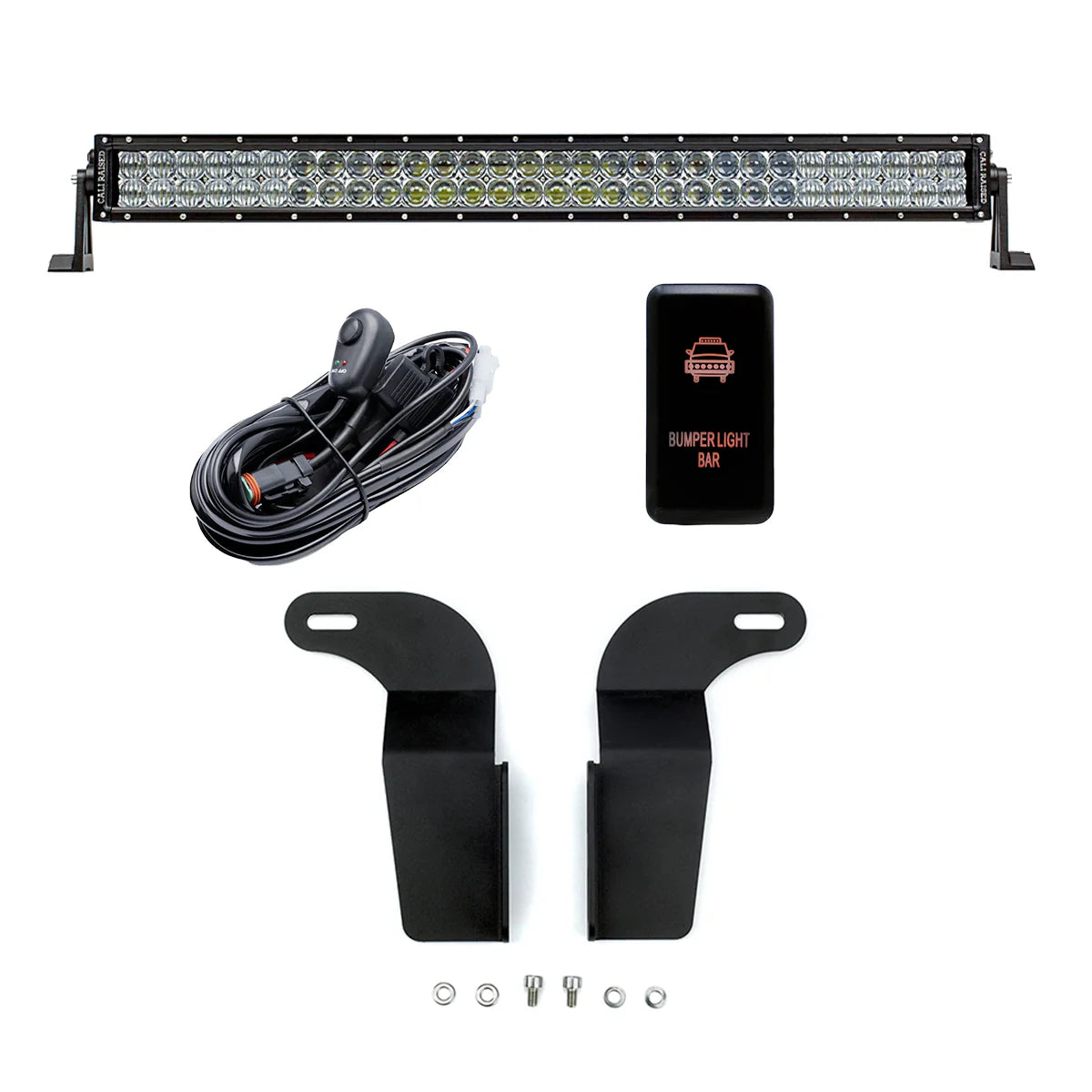 CALI RAISED | Tacoma 2nd Gen (2005-2015) 32" Lower Bumper Hidden LED Light Bar Kit (CR2467)