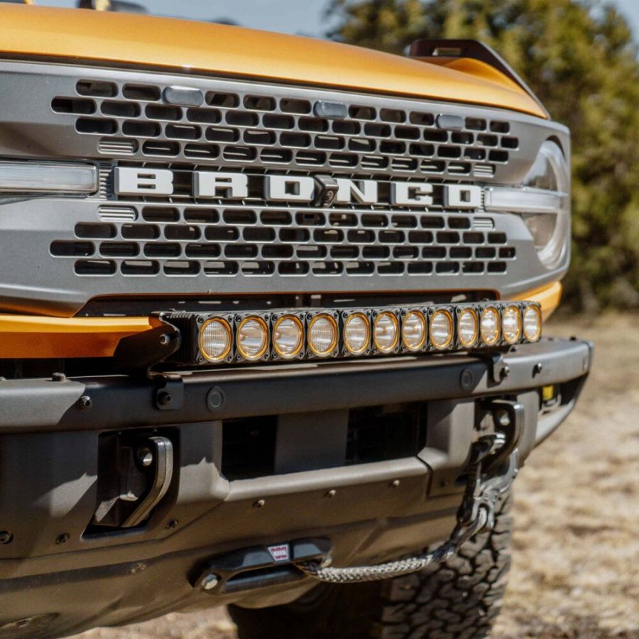 KC HILITES | Light Bar Mount for 30" FLEX ERA LED Light Bar - Front Bumper - GEN6 2021+ Ford Bronco (7352)