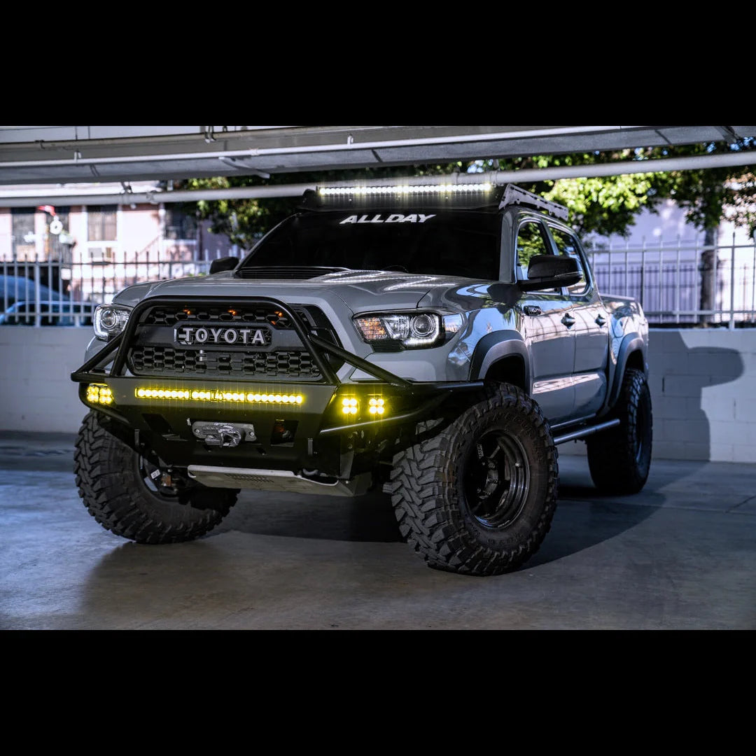 C4 FABRICATION | Tacoma 3rd Gen 2016-2023 Hybrid Front Bumper w/ Mid Height Bull Bar