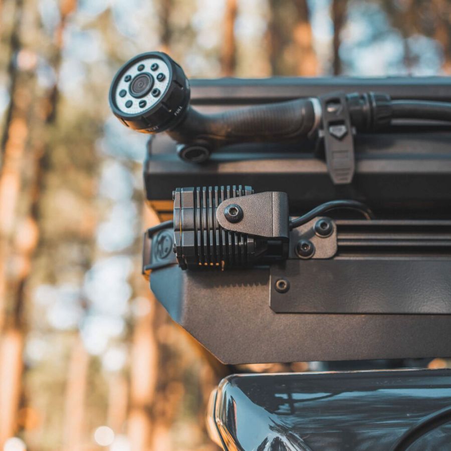 KC HILITES | FE1 Side Roof Rack Light Mounts (92505)