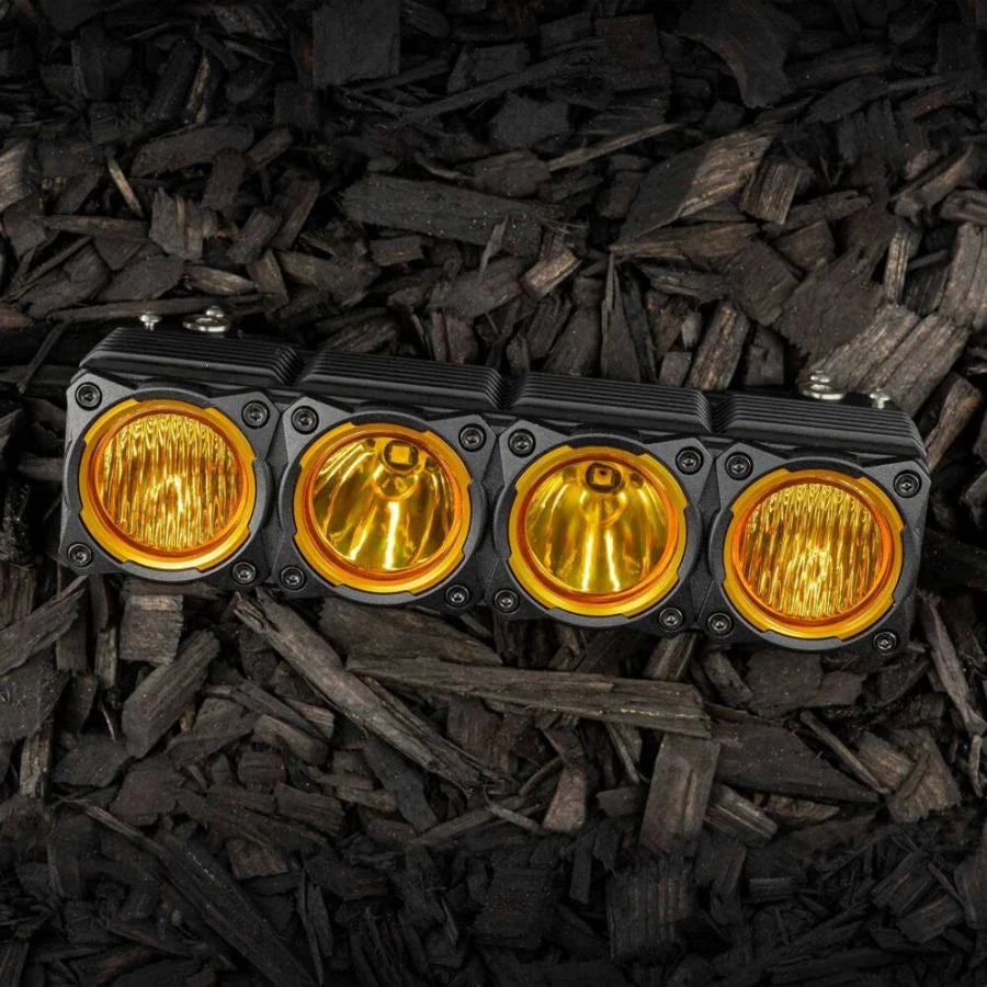 KC HILITES | FLEX ERA LED Light Bar - Performance Yellow Combo Beam Lens for Light Bars (4274)