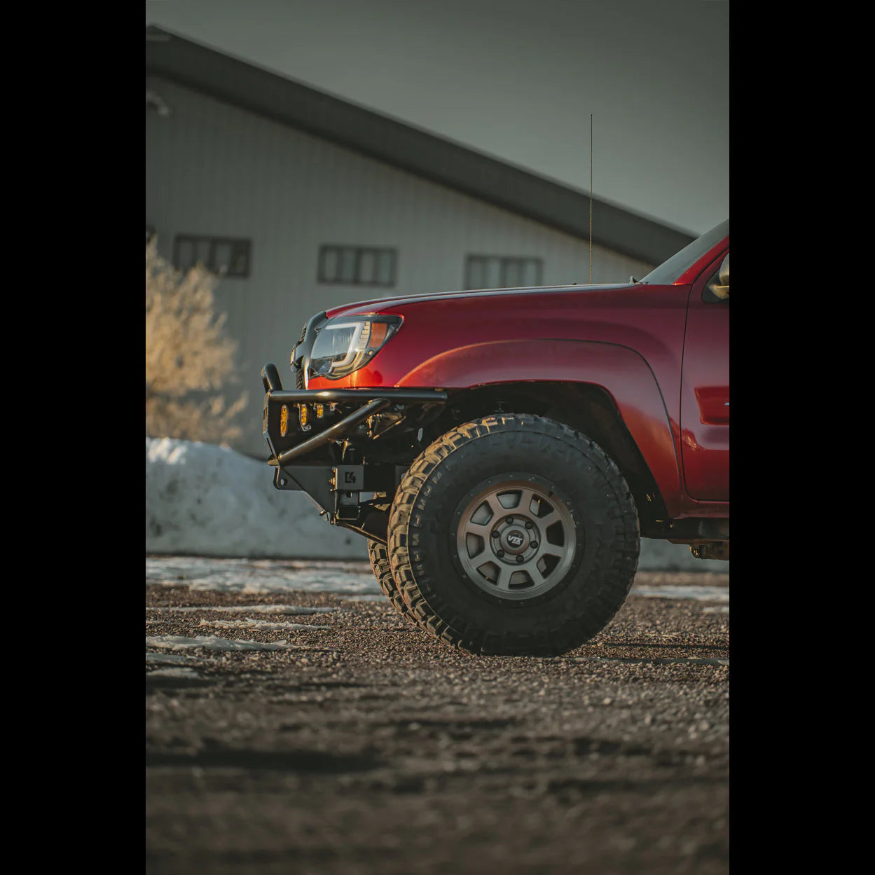 C4 FABRICATION | Tacoma 2nd Gen Hybrid Front Bumper With Wider Bumper