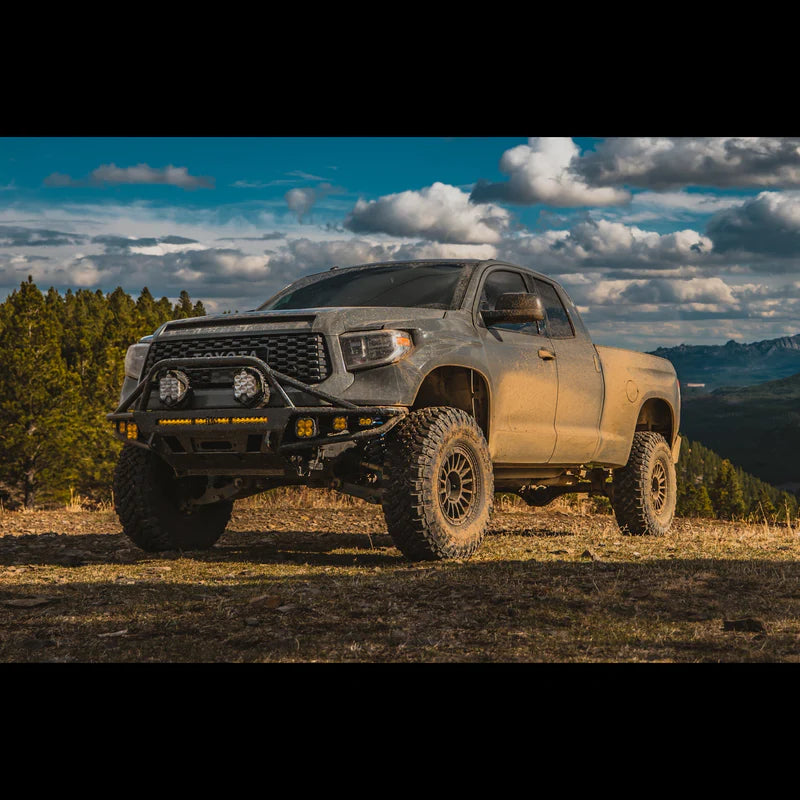 C4 FABRICATION | Tundra 2nd Gen Hybrid Front Bumper 2nd Gen w/ Parking Sensors w/ Wider Bumper