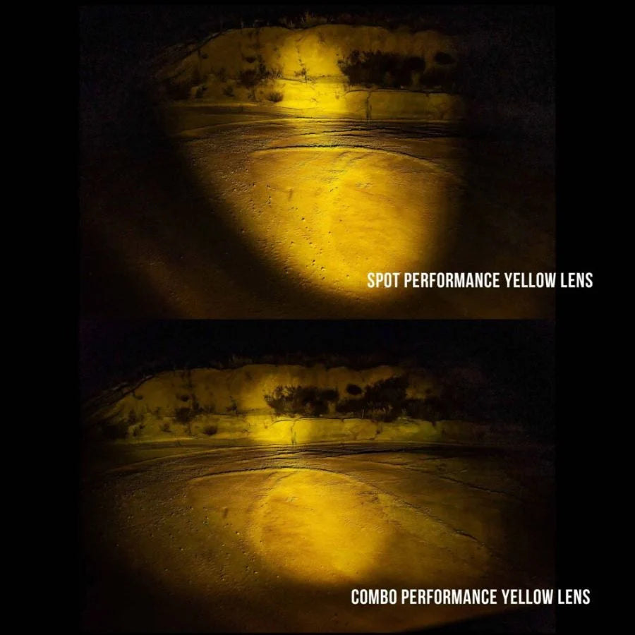 KC HILITES | FLEX ERA LED Light Bar - Performance Yellow Combo Beam Lens for Light Bars (4274)
