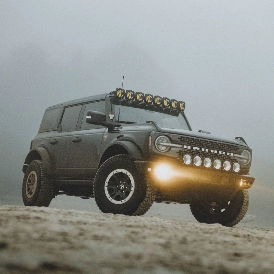 KC HILITES | FLEX ERA SAE Fog Pocket Kit - 2021-Current Ford Bronco (97168)