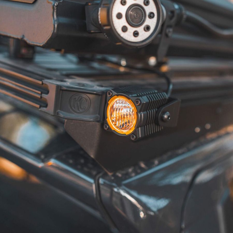 KC HILITES | FE1 Side Roof Rack Light Mounts (92505)