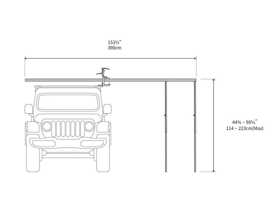 IKAMPER | ExoShell 270 Awning