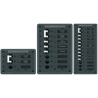 BLUE SEA SYSTEMS | AC Main + Additional Positions Circuit Panels (164647)