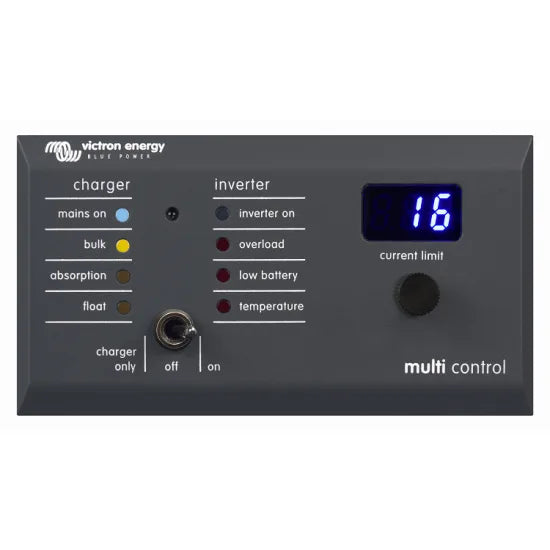 VICTRON ENERGY | Digital Multi Control 200/200A GX Plastic No Holes (1017163)