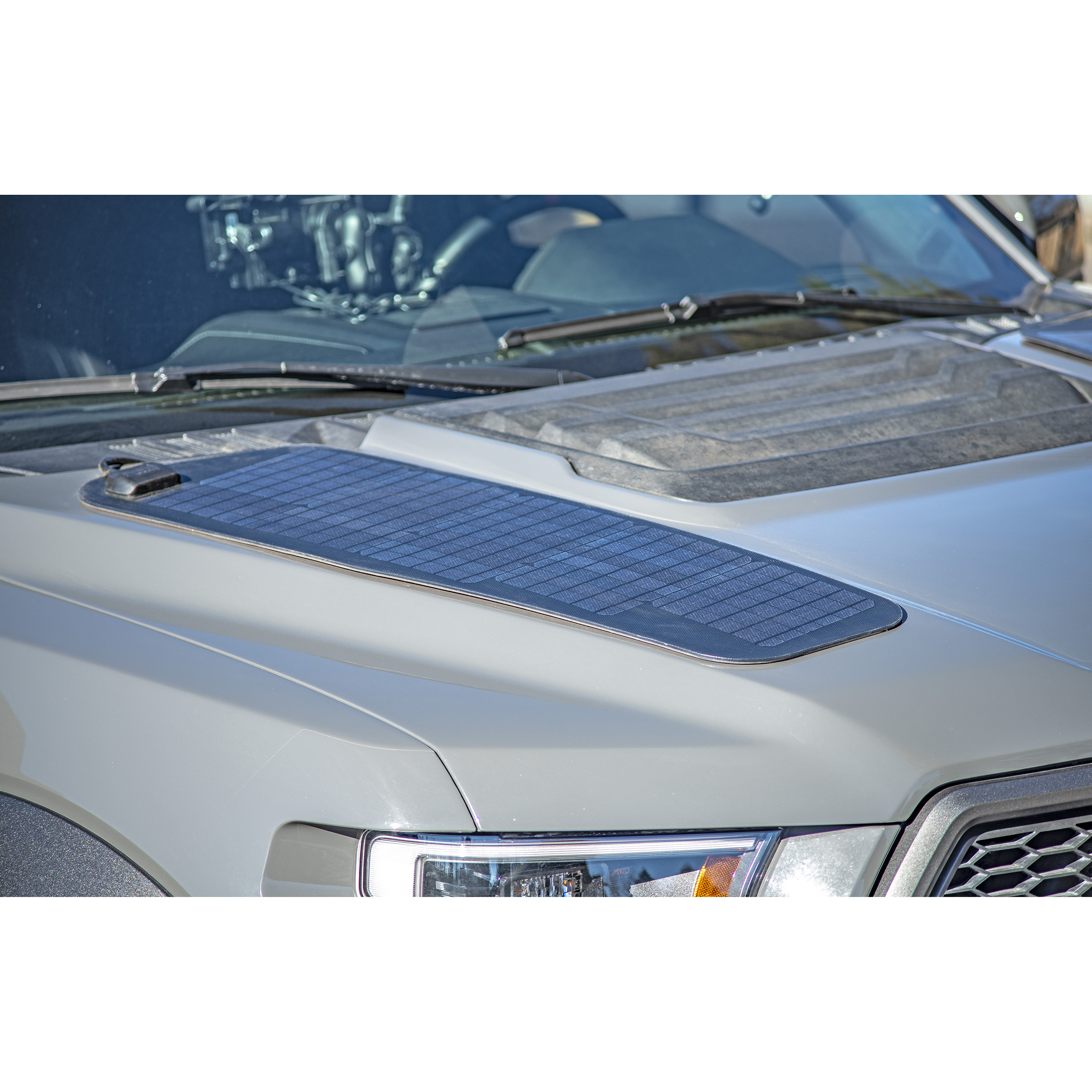 f-150 raptor hood solar panels bonnet cascadia 4x4