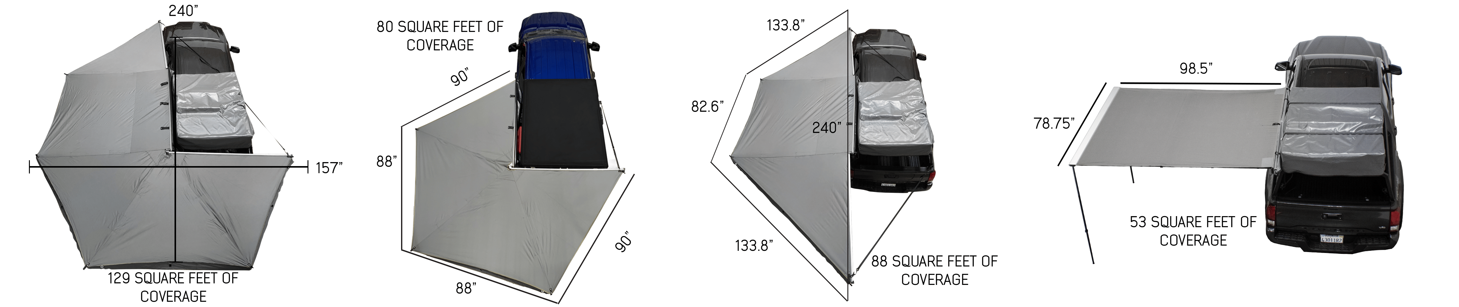 OVERLAND VEHICLE SYSTEMS | Nomadic Awning 2.5 8.0 (18059909)