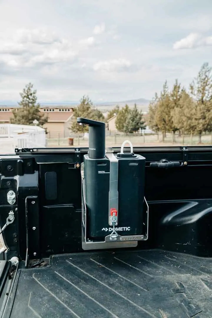 BELLFAB | Tacoma 3rd Gen (2016 - Present) Bed Rail Adapter Plate For Dometic Water Jug Mount