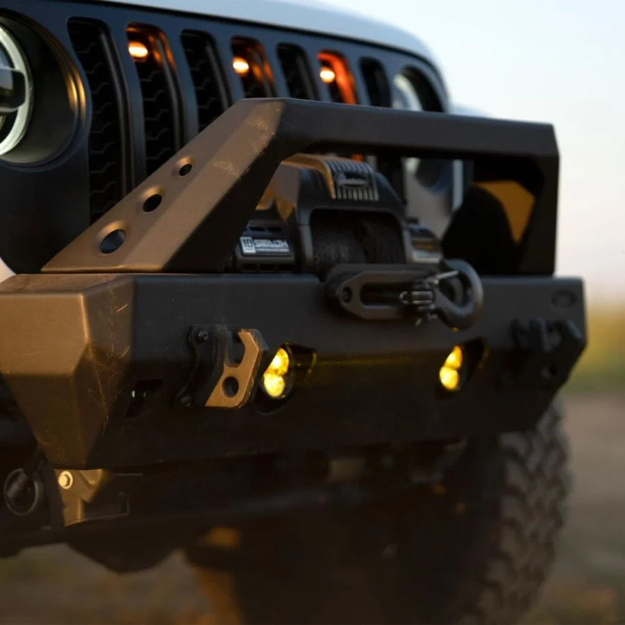 KC HILITES | FLEX ERA 3 Dual Mode SAE Fog LED Light Pods - 2-Light Master Kit - Jeep Aftermarket Bumpers (97147)
