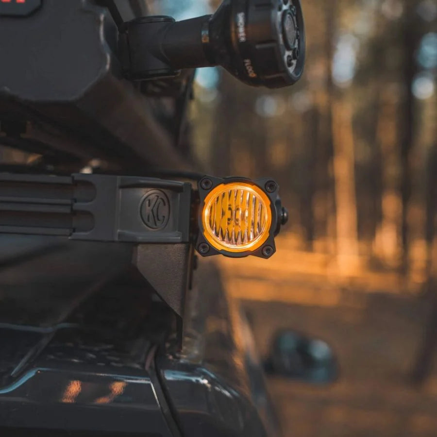 KC HILITES | FE1 Side Roof Rack Light Mounts (92505)