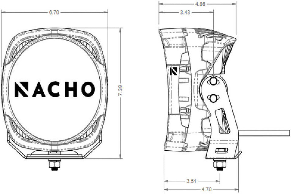 ARB 4X4 | Nacho Grande SAE J581 High Beam (PM661)