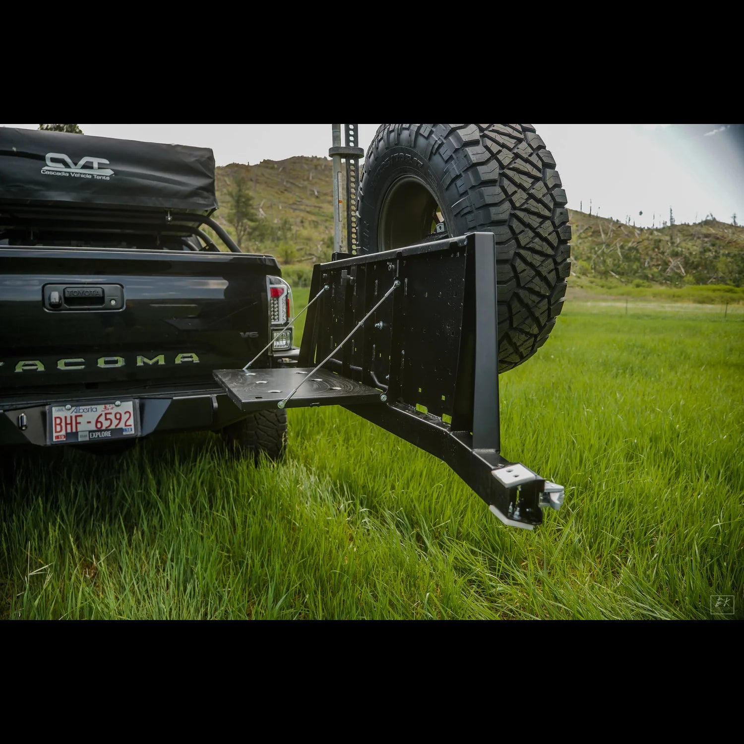 C4 FABRICATION | Tacoma 3rd Gen 2016-2023 Overland Series High Clearance Rear Bumper with Side Tubing