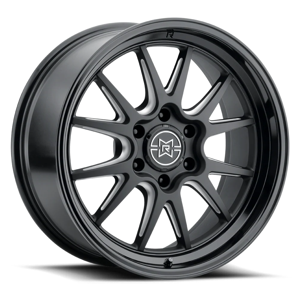 METHOD RACE WHEELS | 802 Markdown Double Black Milled Single Raised Wheel (MR80229016512N)