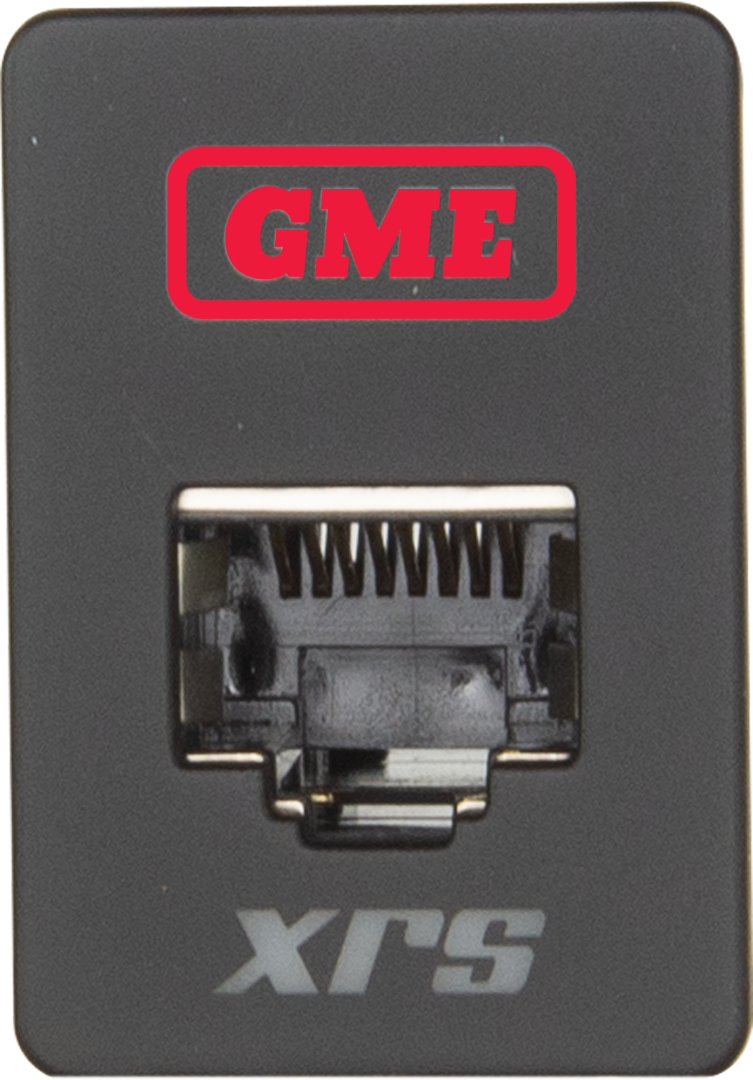 GME RADIOS | RJ45 Pass Through Adaptor Type 1 Red (XRS-RJ45R1)