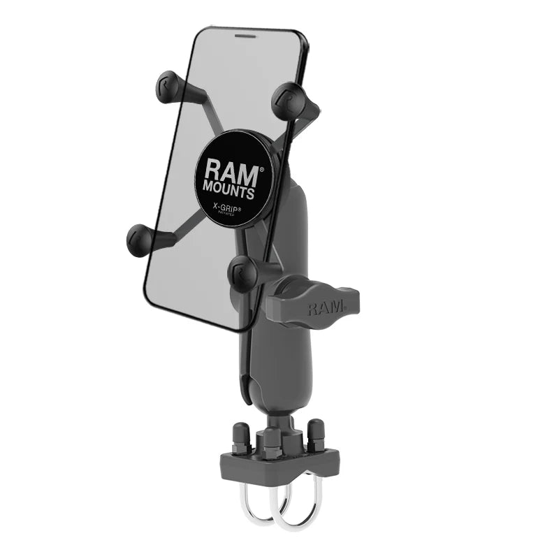 RAM MOUNTS | RAM X-Grip Phone Mount with Double U-Bolt Base