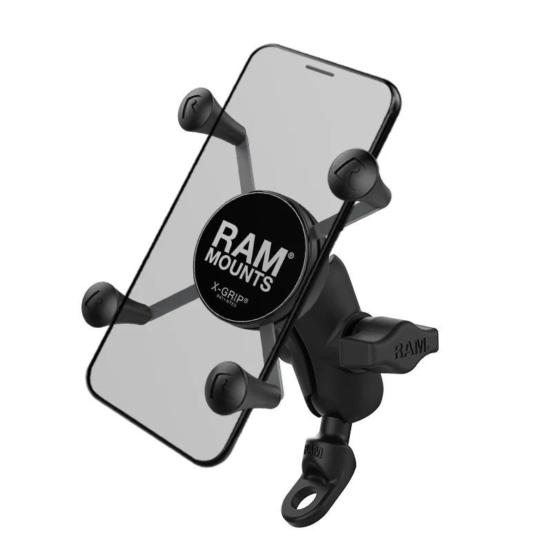 RAM MOUNTS | RAM X-Grip Phone Mount with 9mm Angled Bolt Head Adapter