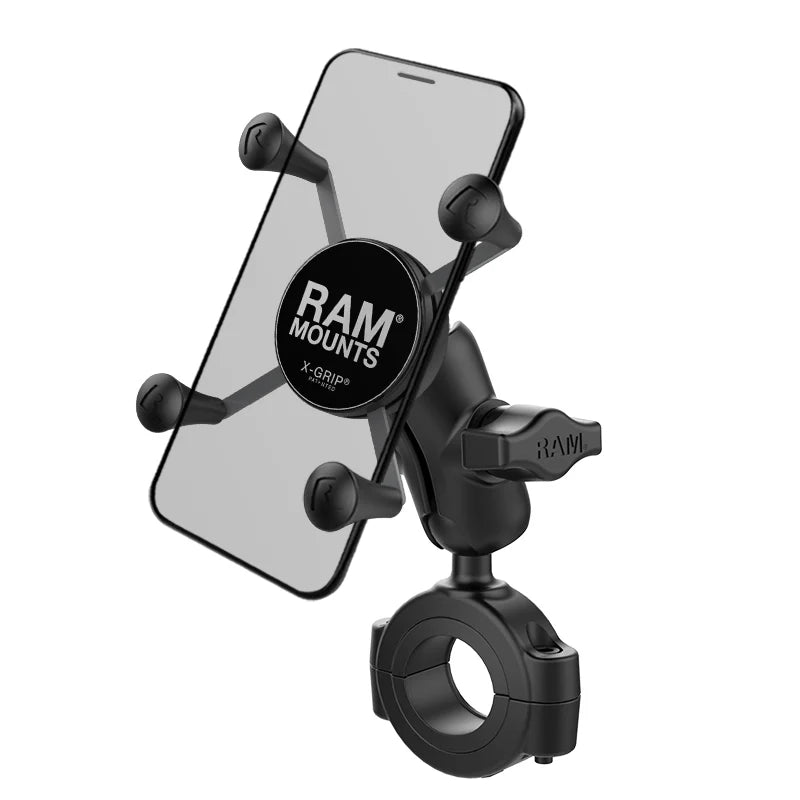 RAM MOUNTS | RAM X-Grip Phone Mount with RAM Torque Large Rail Base - Short