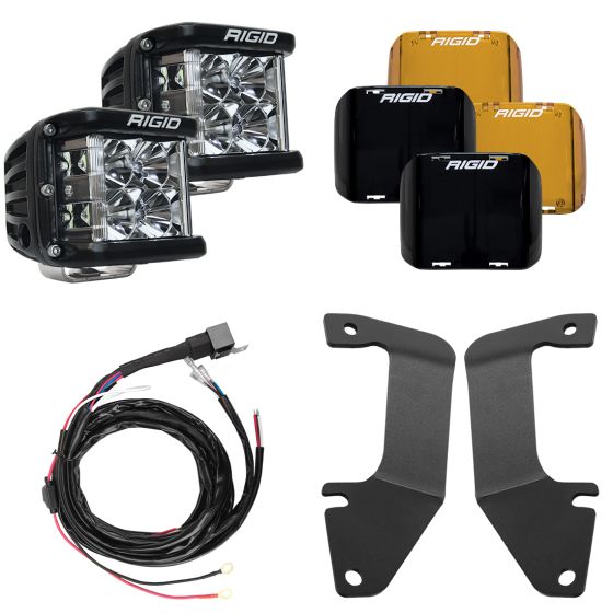 RIGID INDUSTRIES | Tundra 2nd Gen 2014-2021 A-Pillar Light Kit, Includes D-SS Flood (46705)