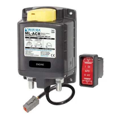 BLUE SEA SYSTEMS | Automatic Charging Relay W/ Manual Override (207823)
