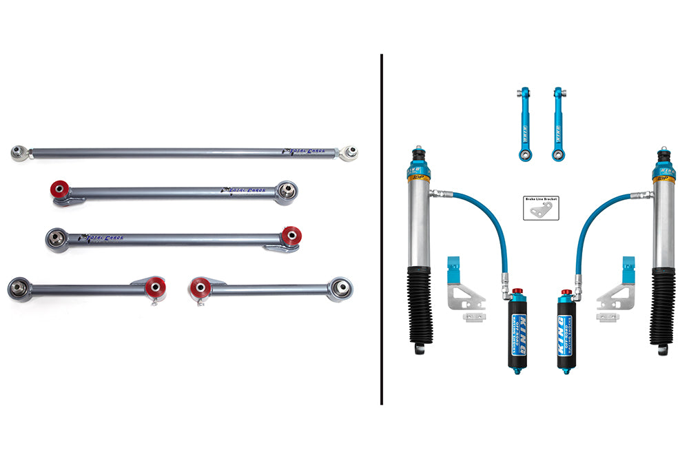 TOTAL CHAOS FABRICATION | Tundra 3rd Gen (2022 - 2024) Rear Links W/ King 3.0 Inch Diameter Ibp Shocks (22-30-RLP)