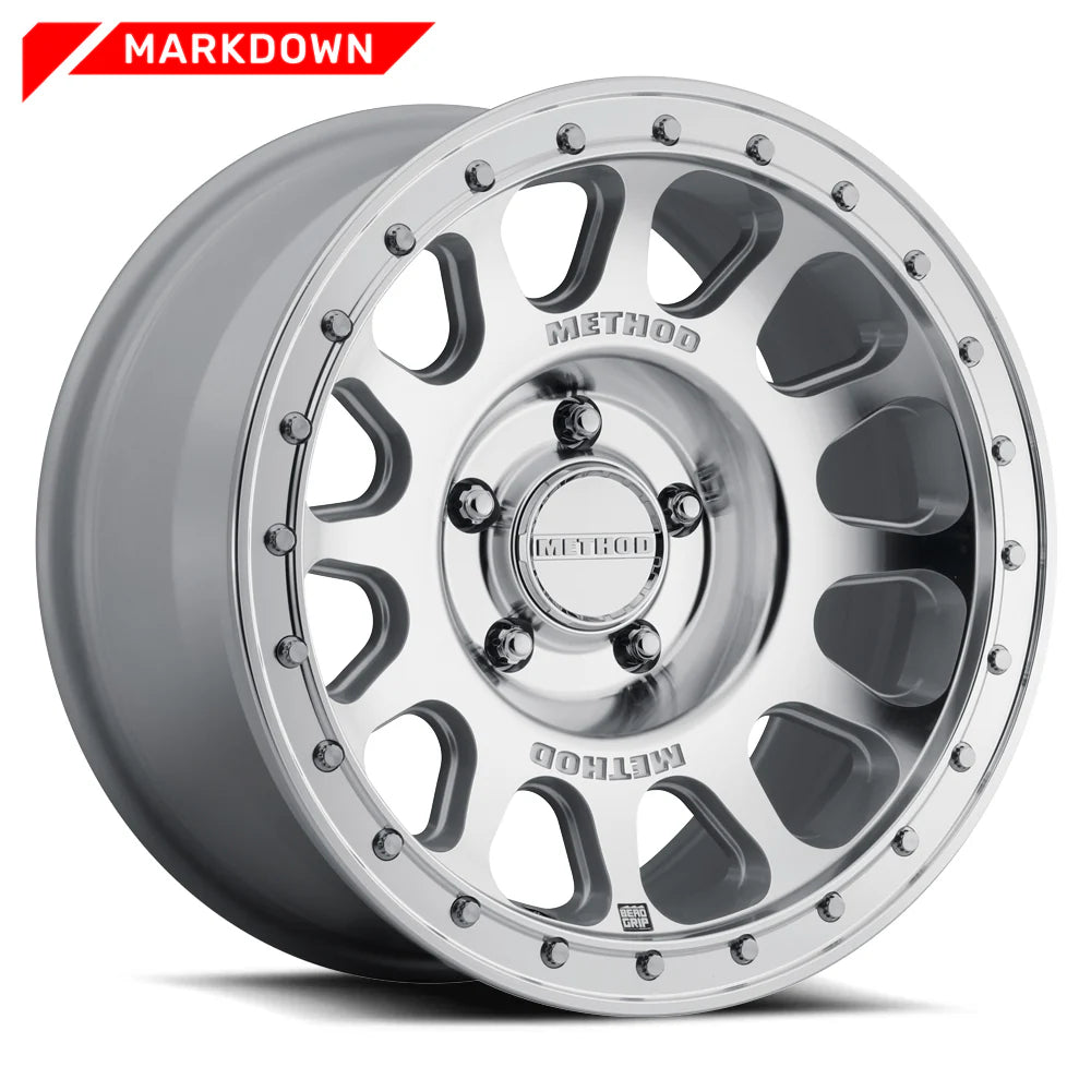 METHOD RACE WHEELS | 709 HD Markdown Machined Heavy Duty Bead Grip Single Wheel (MR70989050312H)