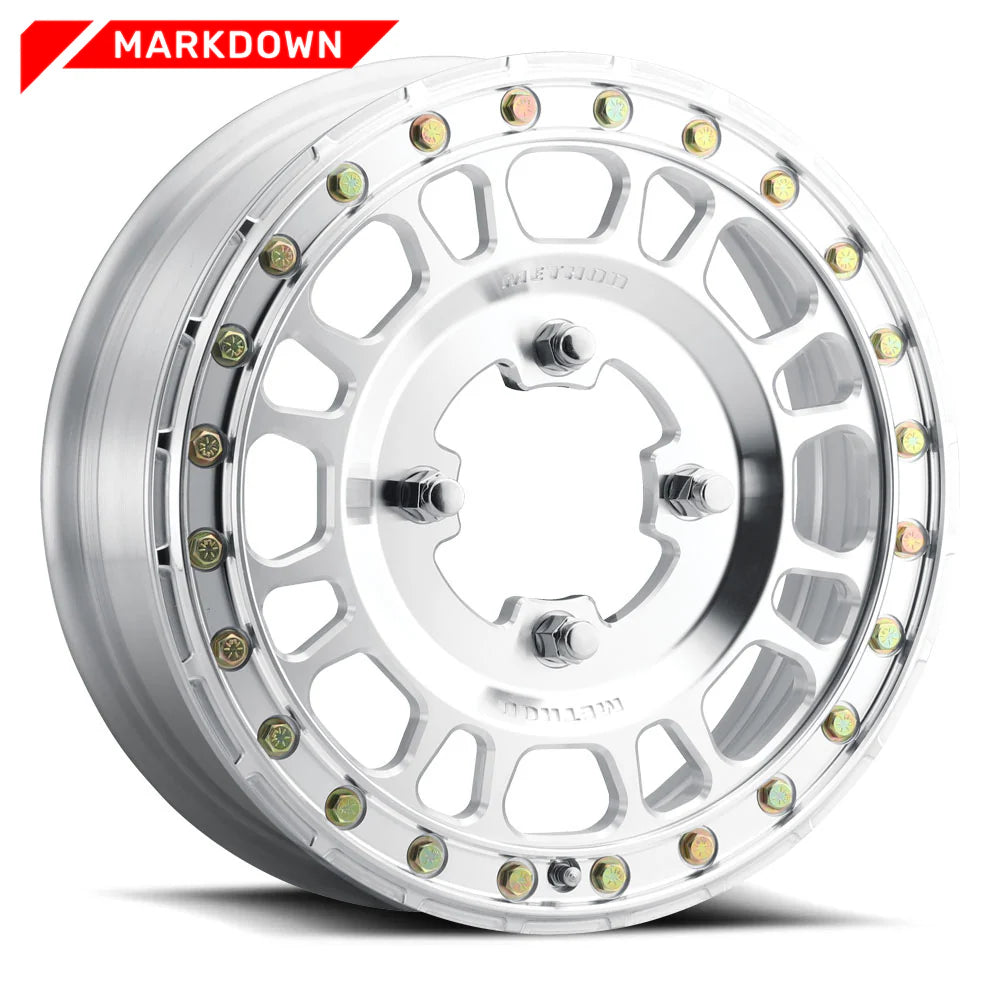METHOD RACE WHEELS | 412 Markdown UTV Forged Beadlock Machined Raw Single Wheel (MR41255046343B)