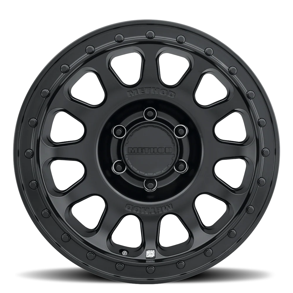 METHOD RACE WHEELS | 709 HD Matte Black Heavy Duty Bead Grip Single Wheel (MR70978550500H)