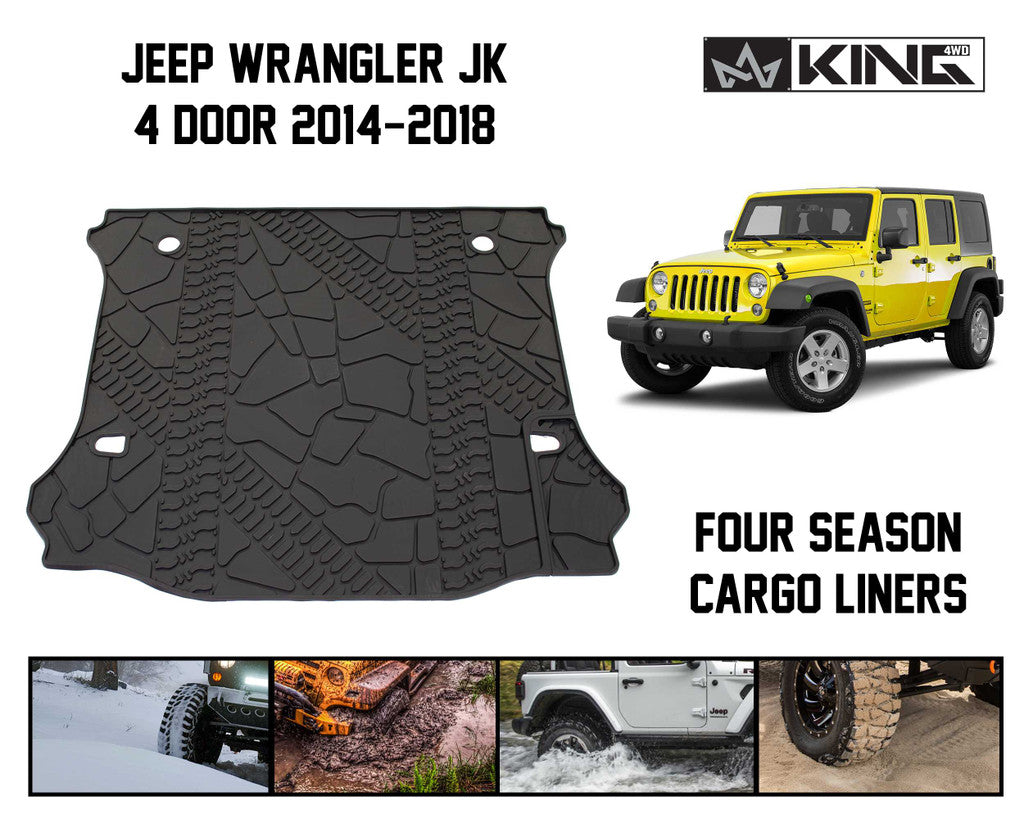 KING 4WD | Jeep Wrangler Unlimited JK 4 Door 2012-2018 Premium Four-Season Cargo Liner (28020301)