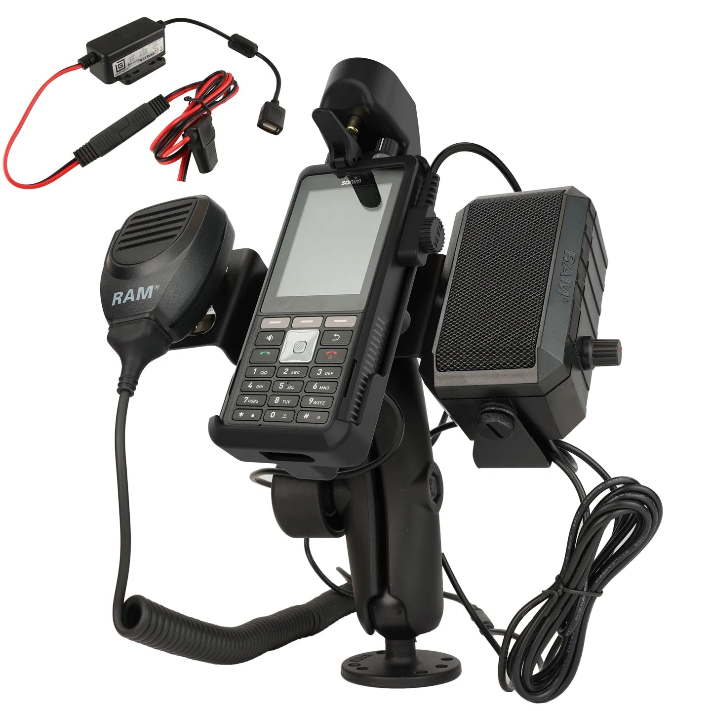 RAM MOUNTS | RAM PTT Speaker & Hardwire Bundle for Sonim XP5plus