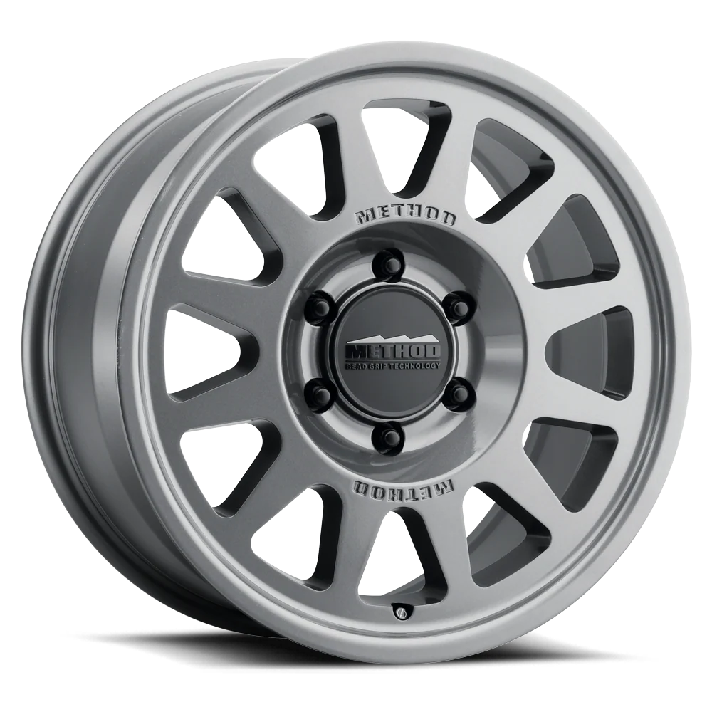 METHOD RACE WHEELS | 703 HD Gloss Titanium Heavy Duty Bead Grip Single Wheel (MR70389093840H)
