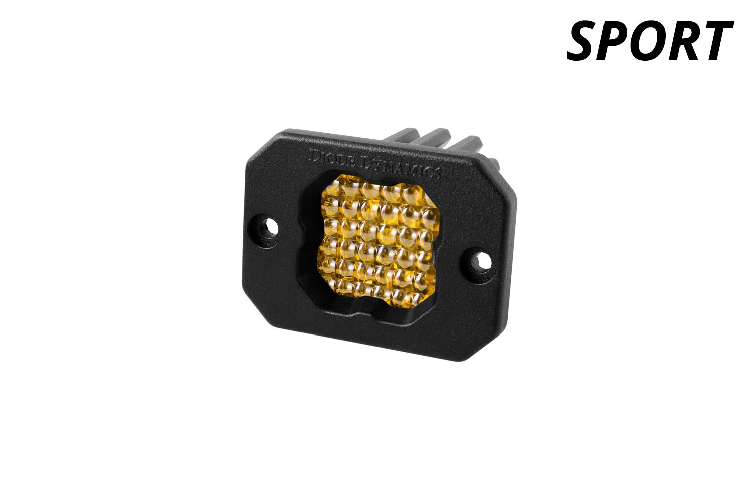 DIODE DYNAMICS | SSC1 Yellow Sport Flush Mount LED Pod (One)