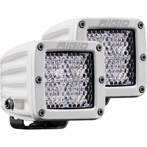 RIGID INDUSTRIES | D-Series PRO Hybrid Diffused Surface Mount White 2 Lights (602513)